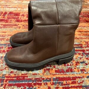 Zara Dark Brown Women's leather Boots